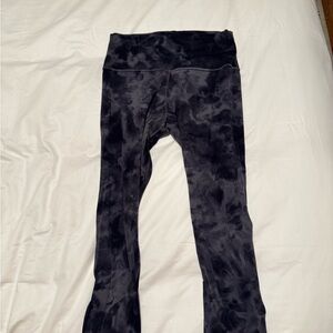 lululemon Black Tie-Dye Leggings
